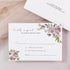 Mauve, Dusky Purple, Dusky Wildflower Vellum Wedding Invitation CWIV29